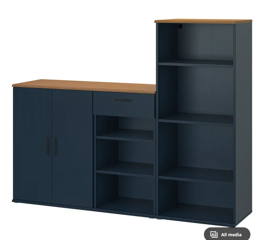 Sideboard with Bookshelf