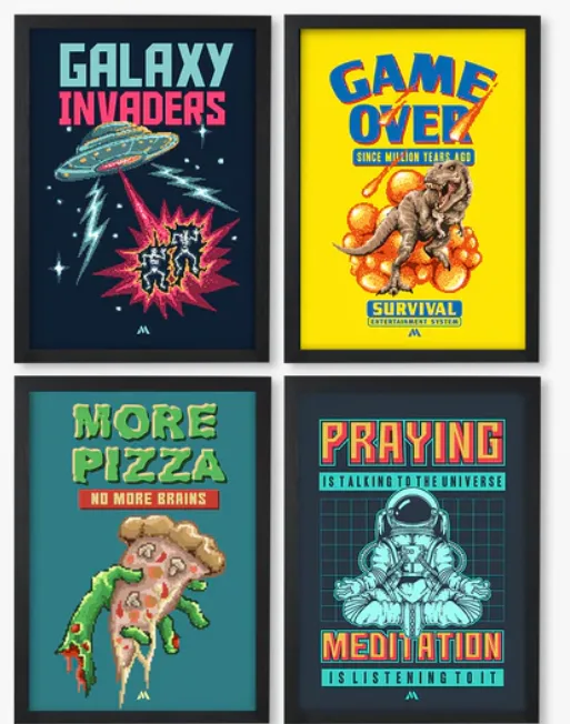 Set of 4 Wall Art