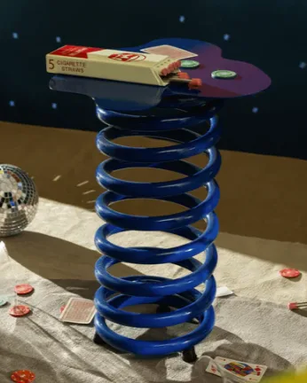 Coil Spring Side Table